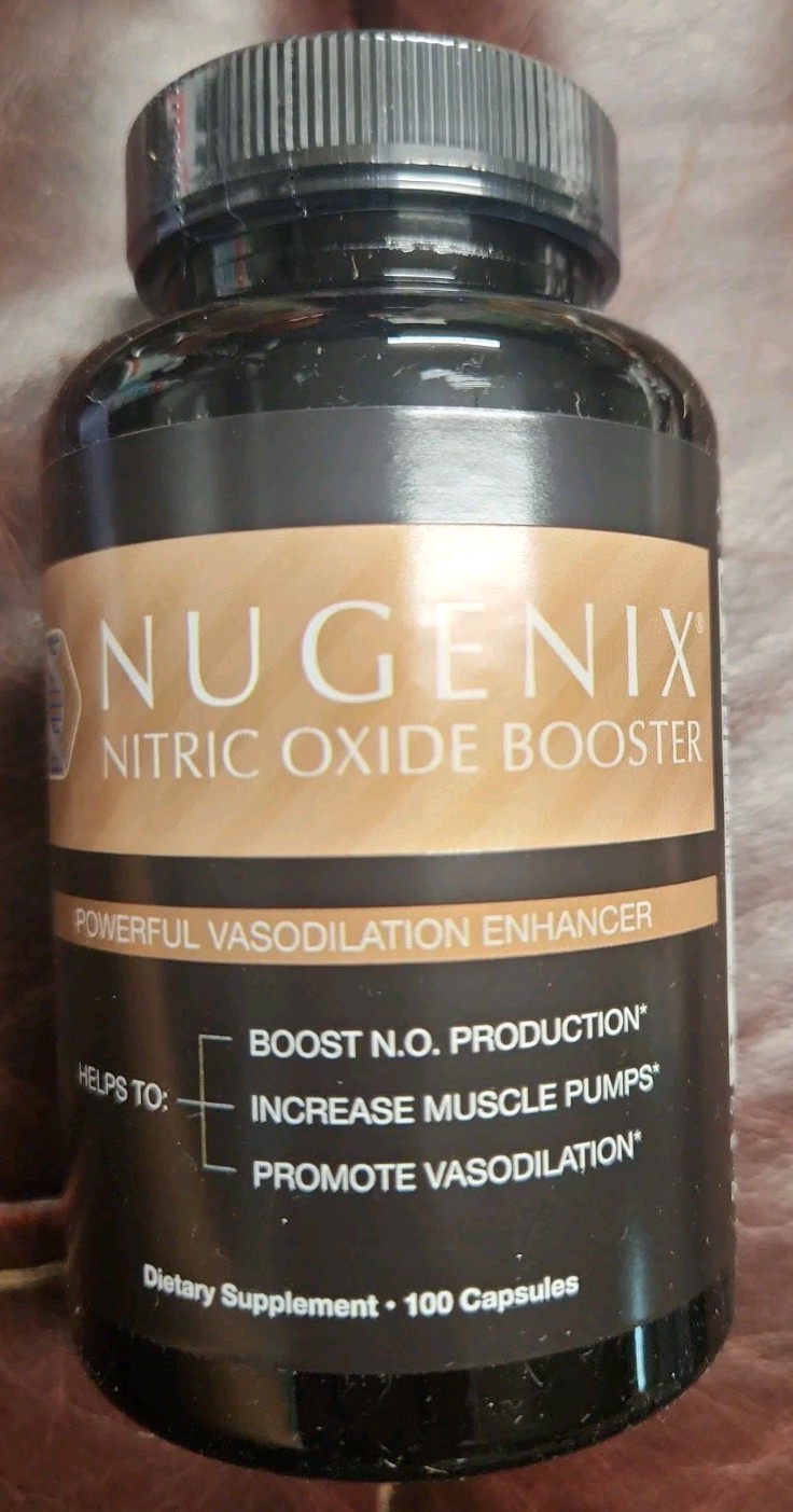 Nugenix Nitric Oxide Booster 100 Count L Citrulline L Arginine For Muscle 03/27