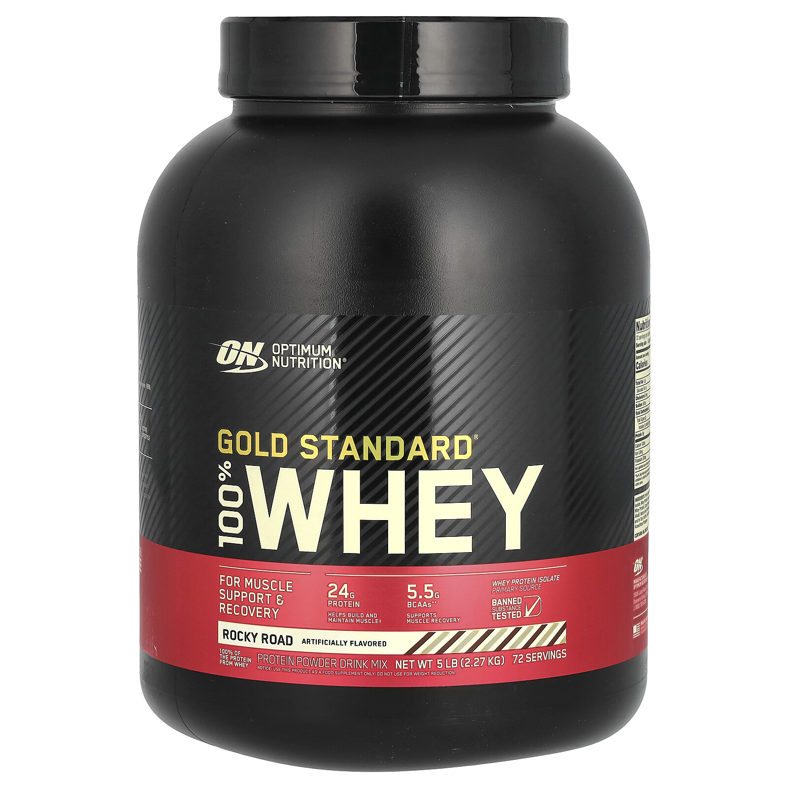 Gold Standard® 100% Whey, Rocky Road, 5 lb (2.27 kg)