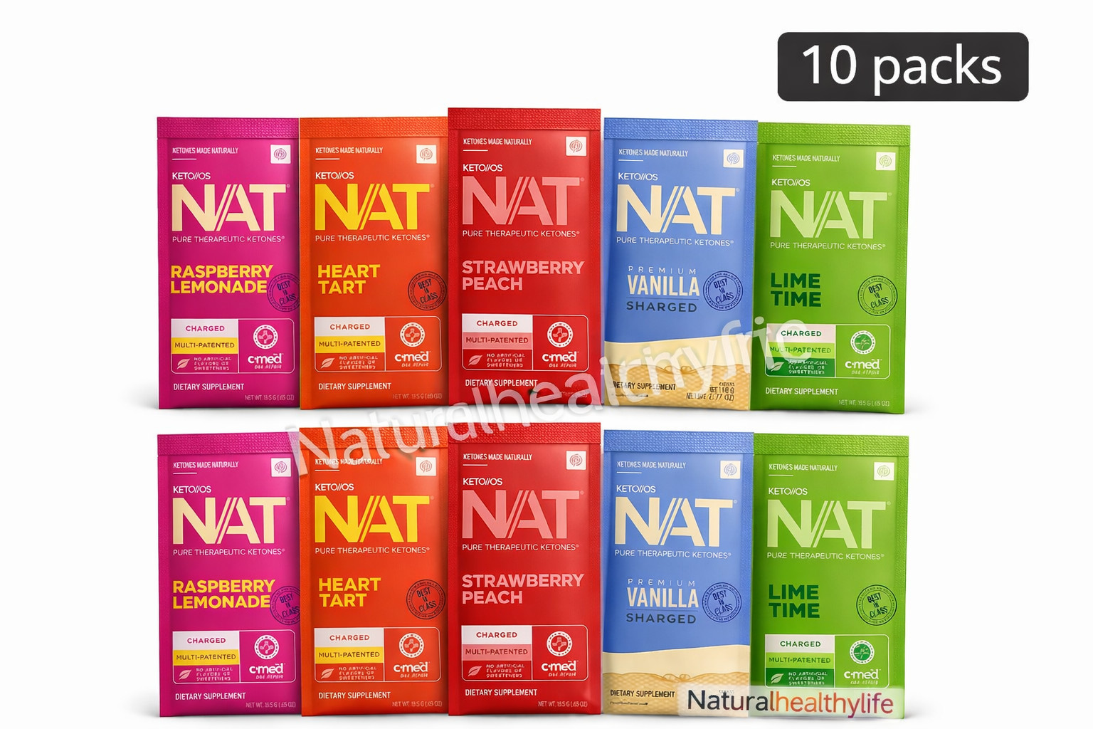 Pruvit KETONES Keto OS NAT 5, 10, 20 Packs Charged /Free Shipping /Exp 2027+