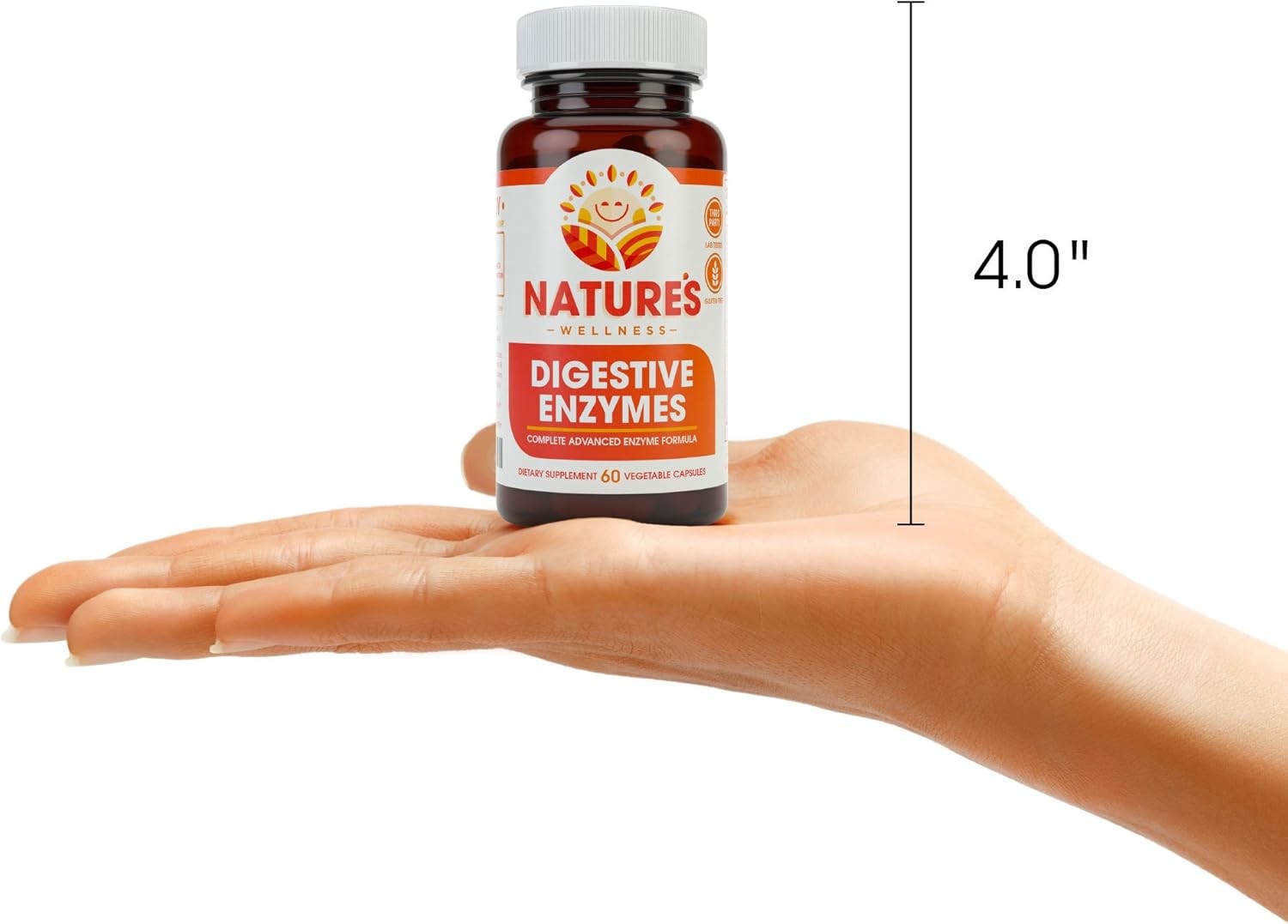 Bloating & Gas Relief Digestive Enzyme Supplement (60 Caps)