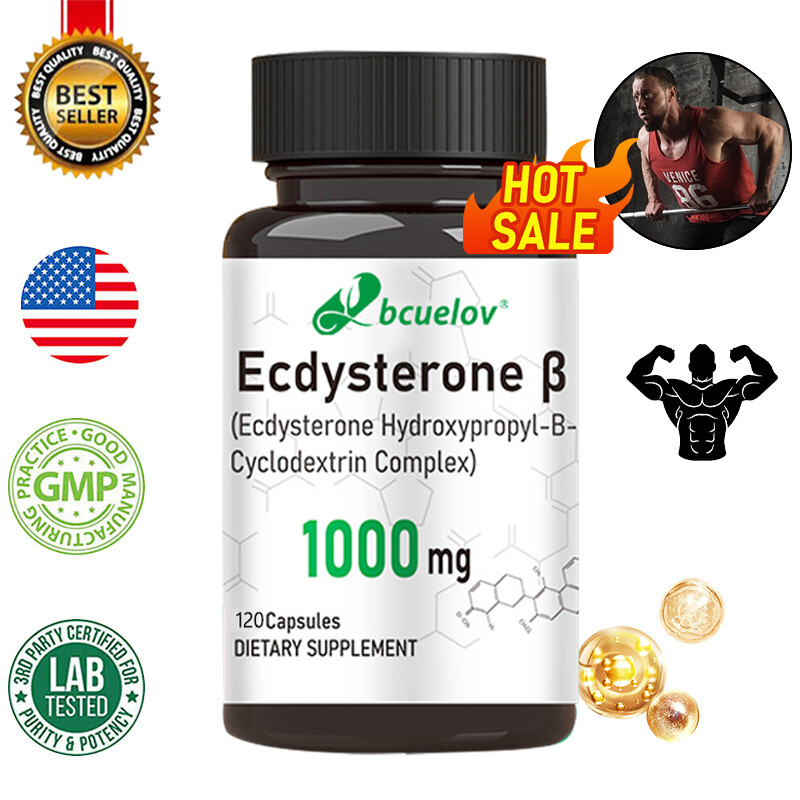 Ecdysterone Supplement- Anabolic Enhance Strength and Performance, Muscle Growth