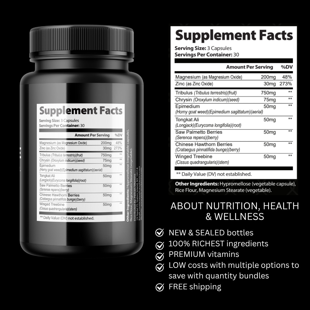 Revv Mode- Bodybuilding & Men’s Health Support- 12 Bottles- 1080 Capsules