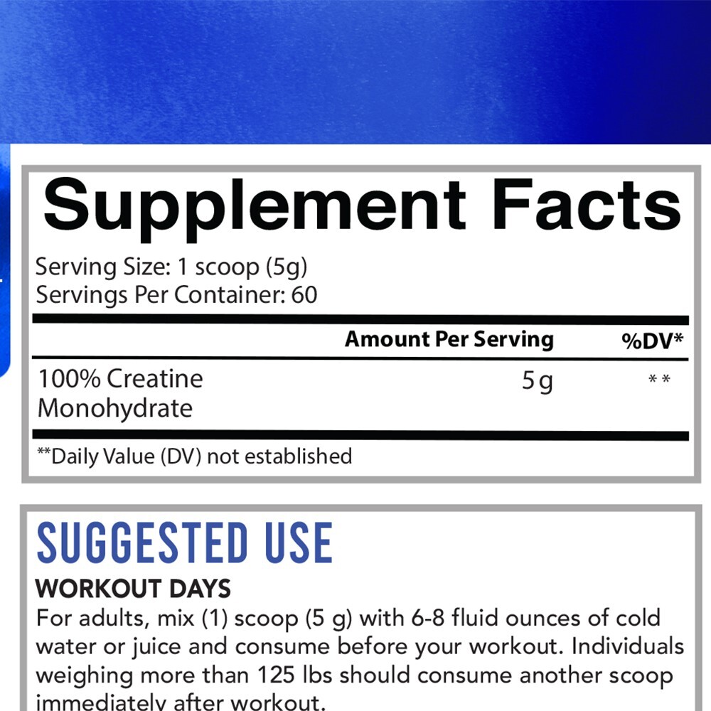 Angry Supplements Creatine Monohydrate 100% Premium Grow Repair 300g 60 Serv 6PK