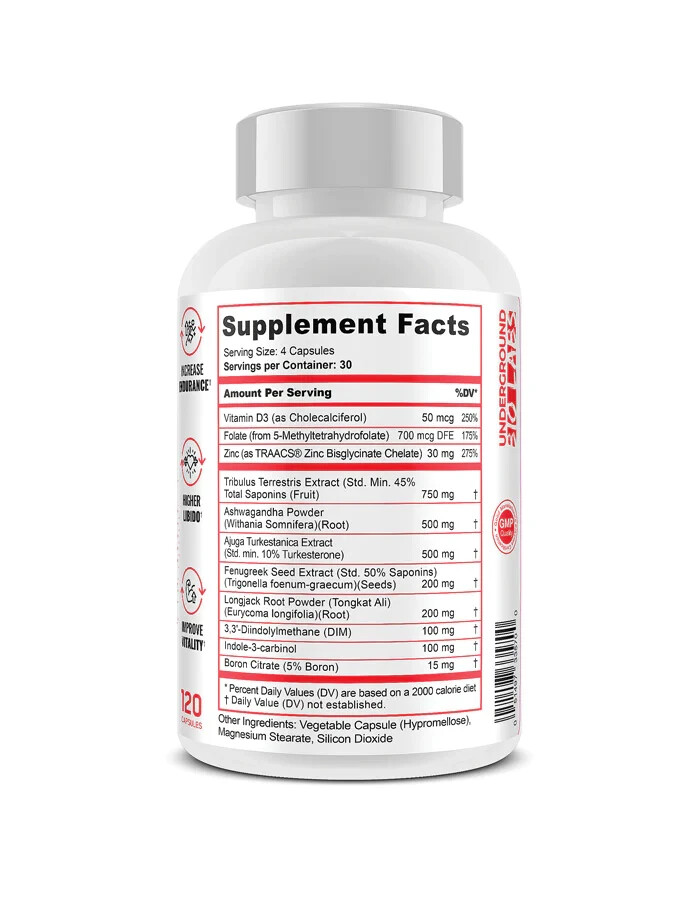 Panda Supps TEST Testosterone Booster, Build Muscle, Increase Endurance FREESHIP