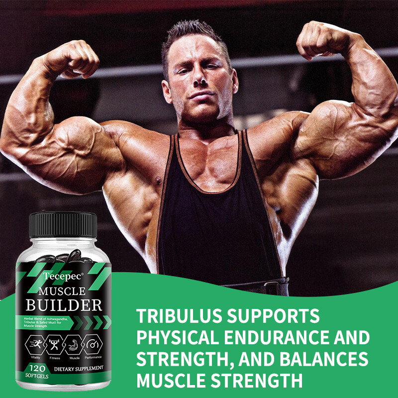 Muscle Builder, Herbal Blend of Ashwagandha, Tribulus For Muscle Strength