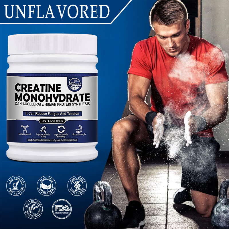 Pure Creatine Monohydrate (Micronized) – 5 Grams Per Serving,Unflavored Creatine