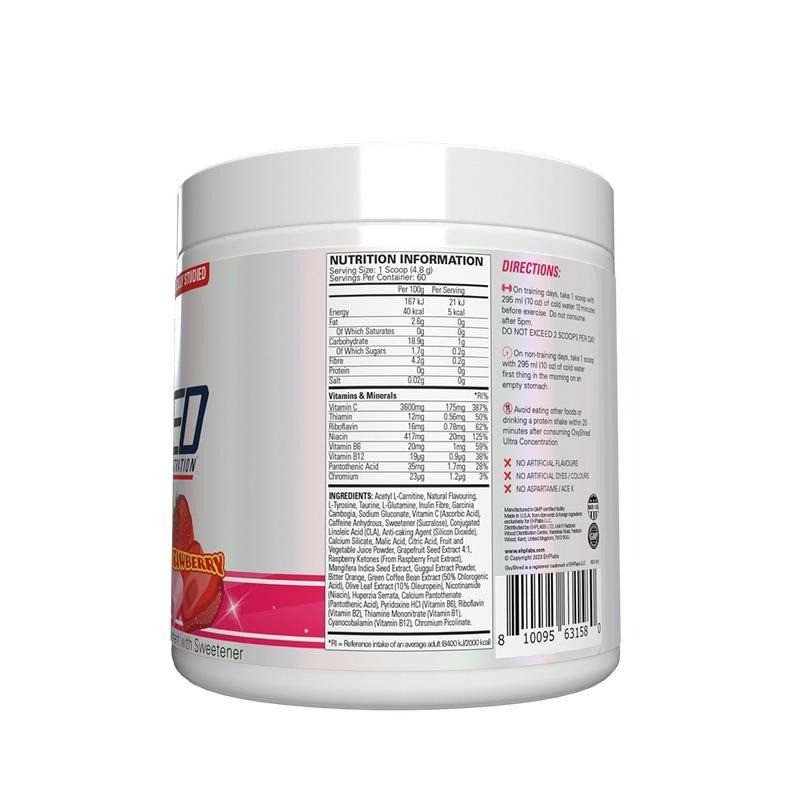 Strawberry Cosmic Blast Energy Focus Powder Metabolism Support 33 Servings