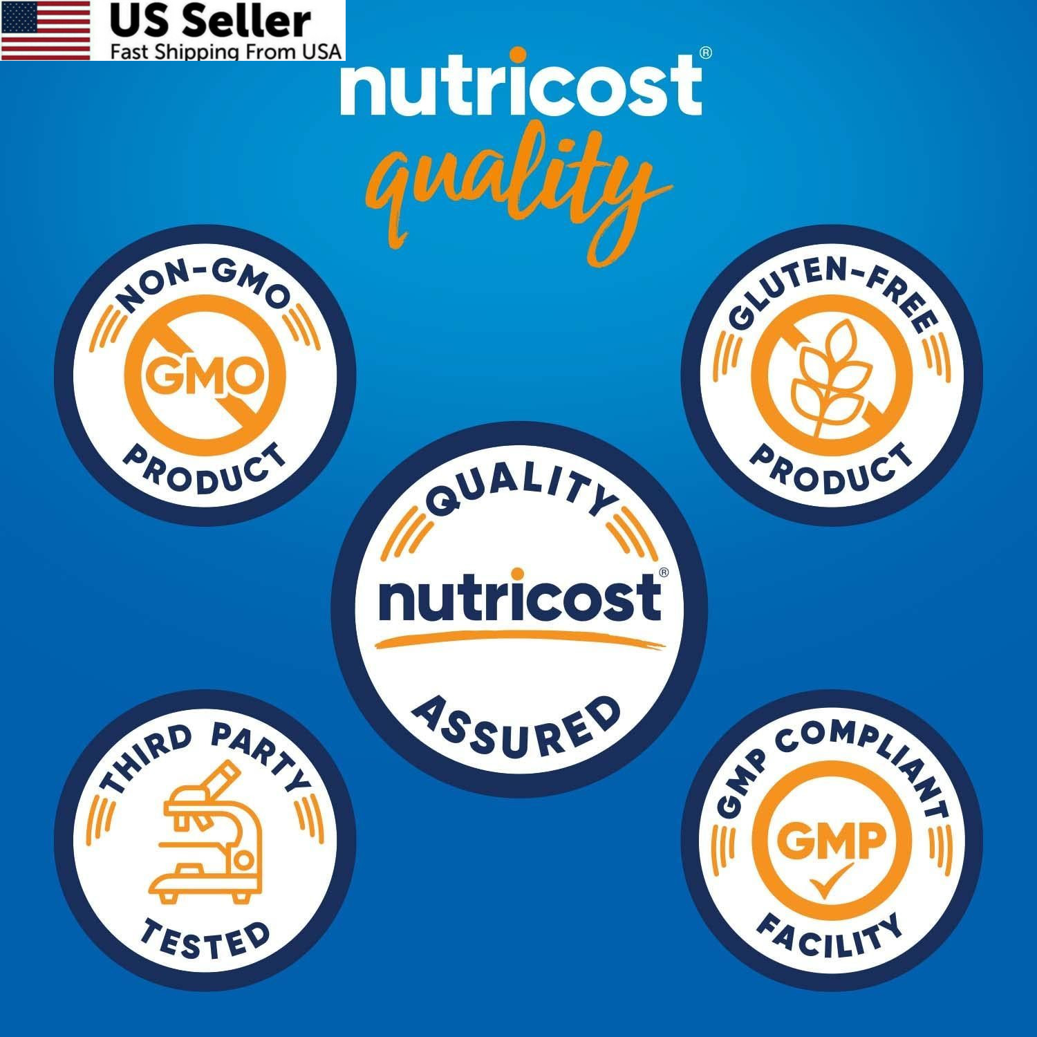 Nutricost Caffeine Pills 100mg Per Serving, 250 Capsules 250 Count (Pack of 1)