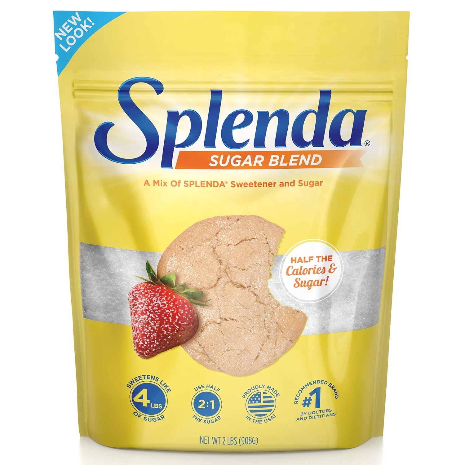 SPLENDA Low Calorie Sweetener for Baking Resealable Bag, 32 Ounce (Pack of 1)