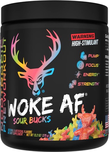 BUCKED UP WOKE AF HIGH STIMULANT PRE-WORKOUT Energy Pump Focus 30 Servings