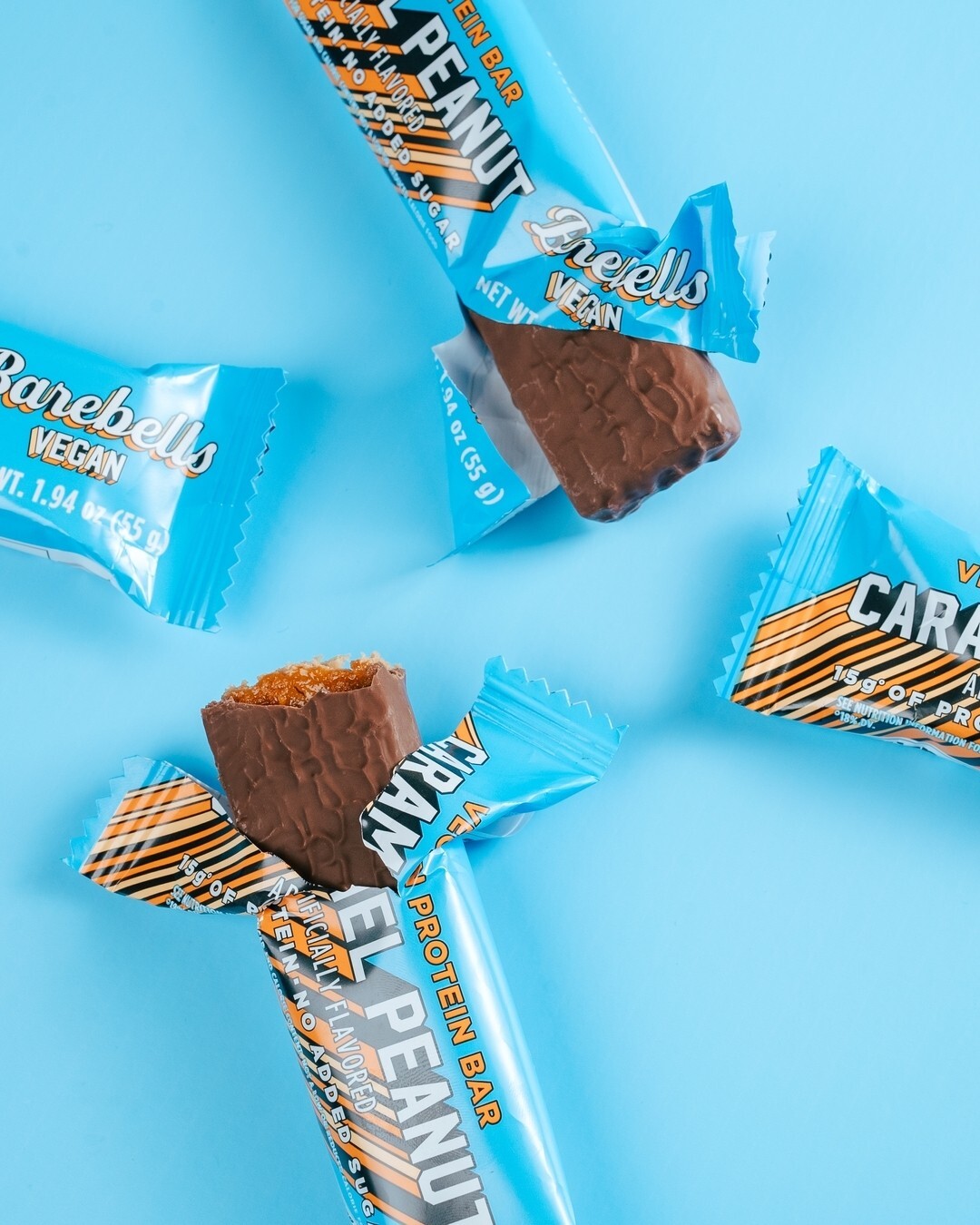 Barebells Vegan Caramel Peanut snack, no added sugar, 12 protein bar, ✅