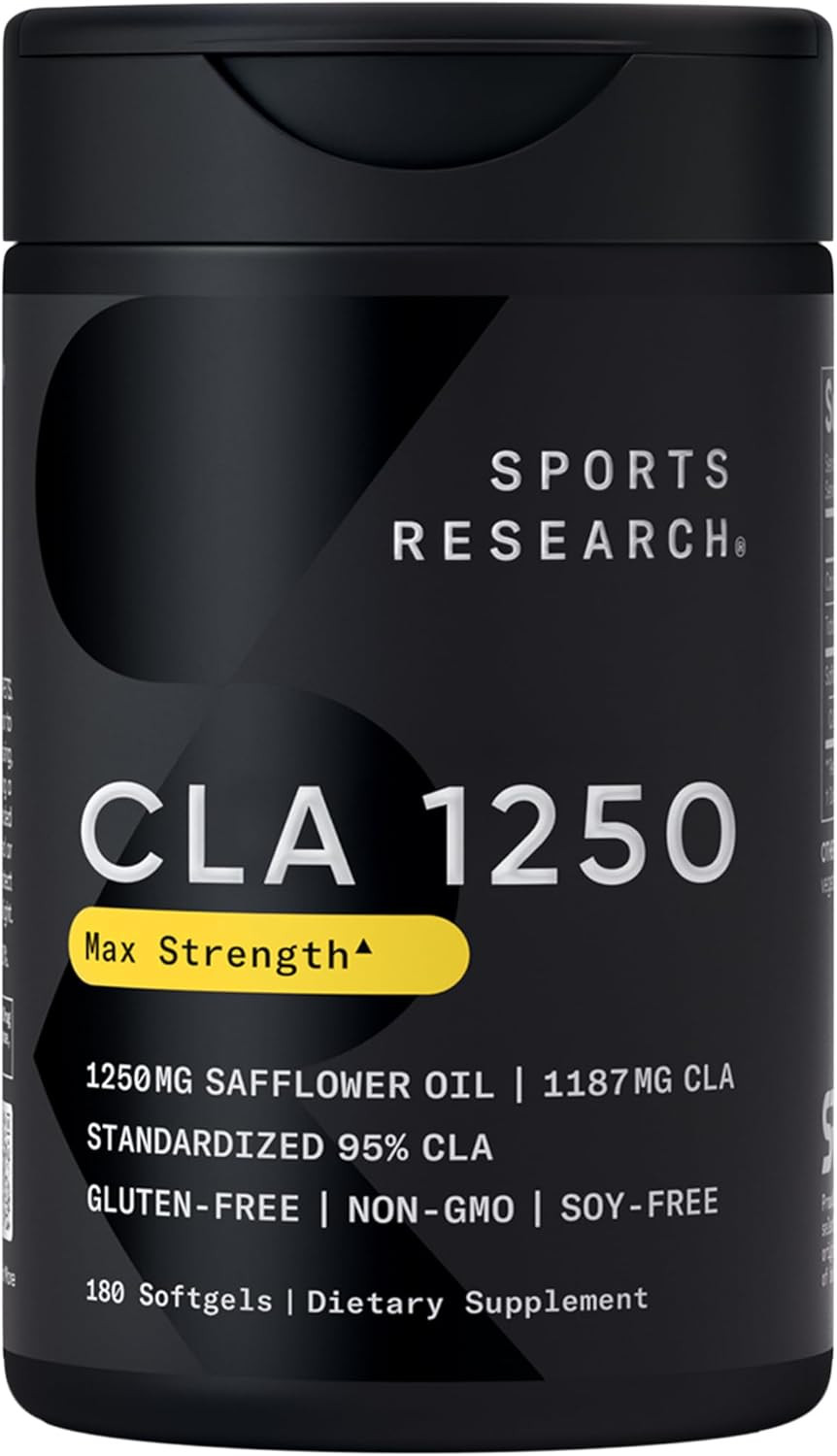 CLA – 1250Mg with Active Conjugated Linoleic Acid for Men and Women | Non-Gmo…