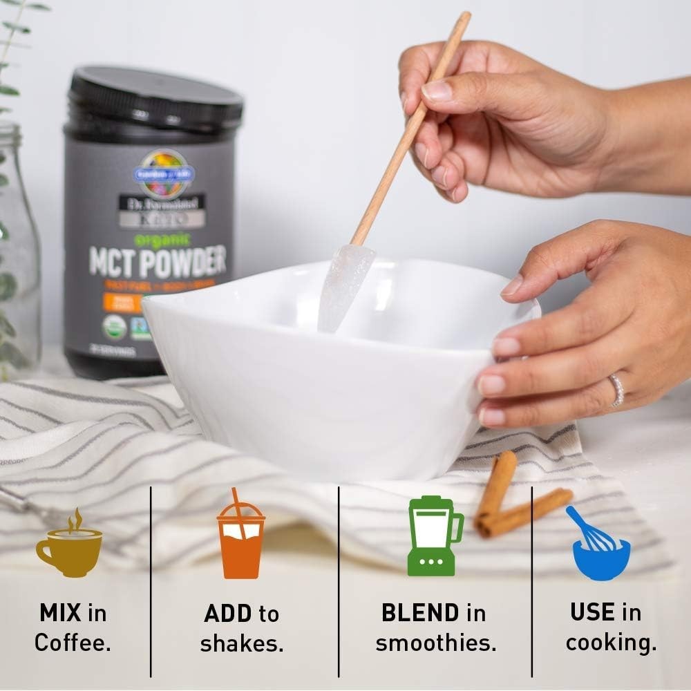 Dr. Formulated Organic Keto MCT Powder 30 Servings Coconut-Based