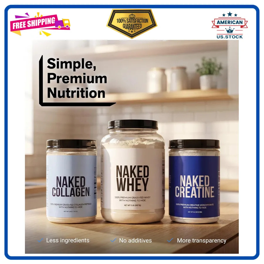 Naked Nutrition Pure Micronized Creatine Monohydrate Powder 500g 100 Servings