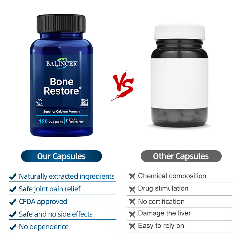 Bone Repair Supplements Excellent Calcium Formula Heart Health 120 Capsules US