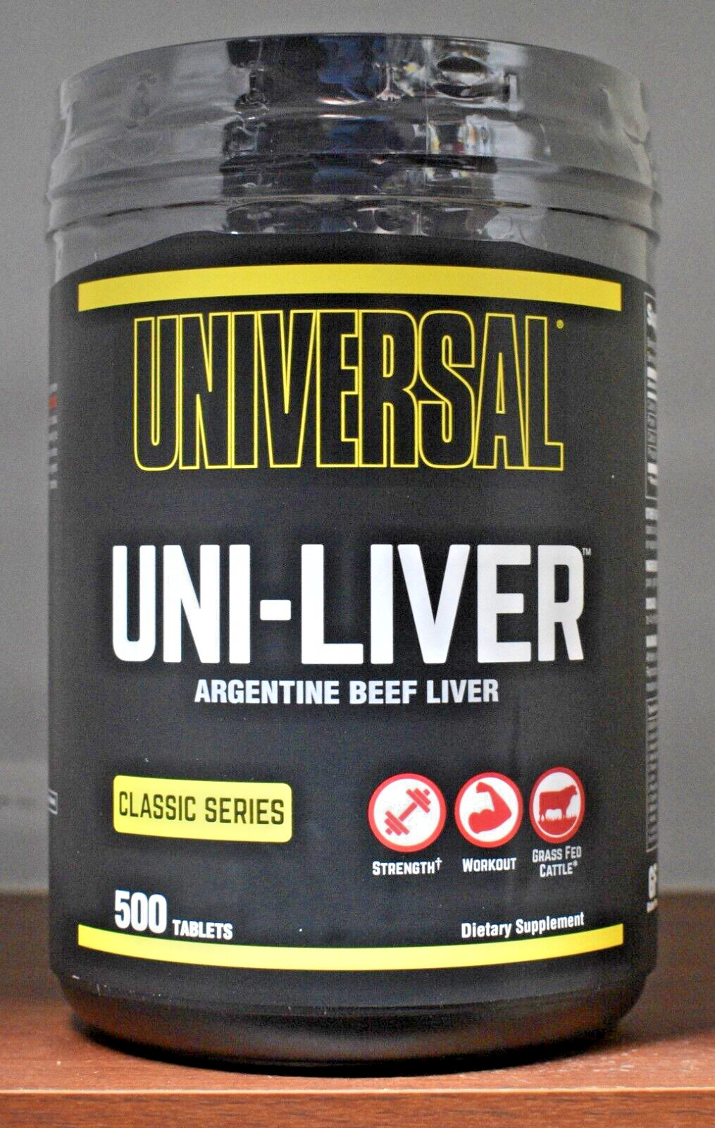 Universal Nutrition Uni-liver 500 Tablets EAA Desiccated Liver 30 Grain Protein
