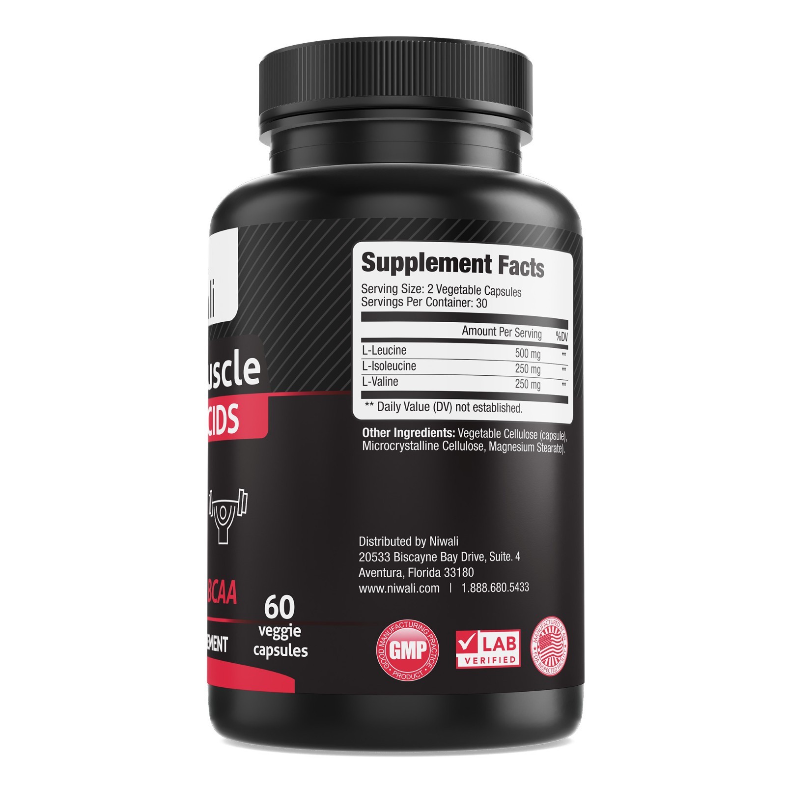 Niwali AminoMuscle Amino Acids – Boost Energy, Build Lean Muscle, Fast Recovery