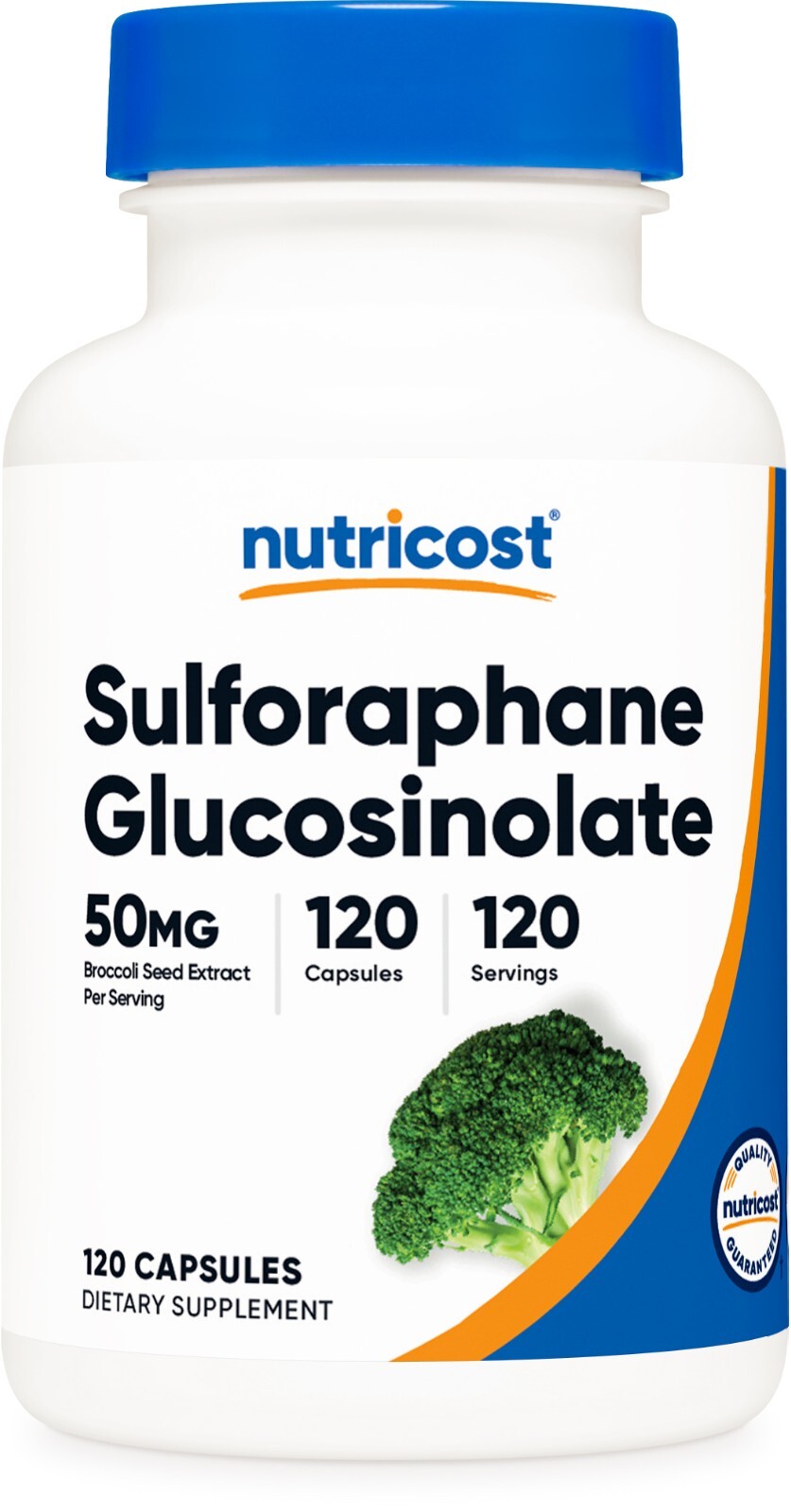 Nutricost Sulforaphane Glucosinolate (SGS) (50mg, 120 Capsules)