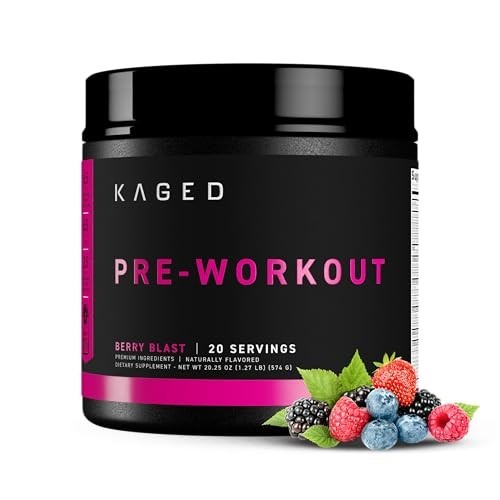 Pre Workout Powder Berry Blast | Creatine, Beta Alanine, L-Citrulline, BCAAs | 2