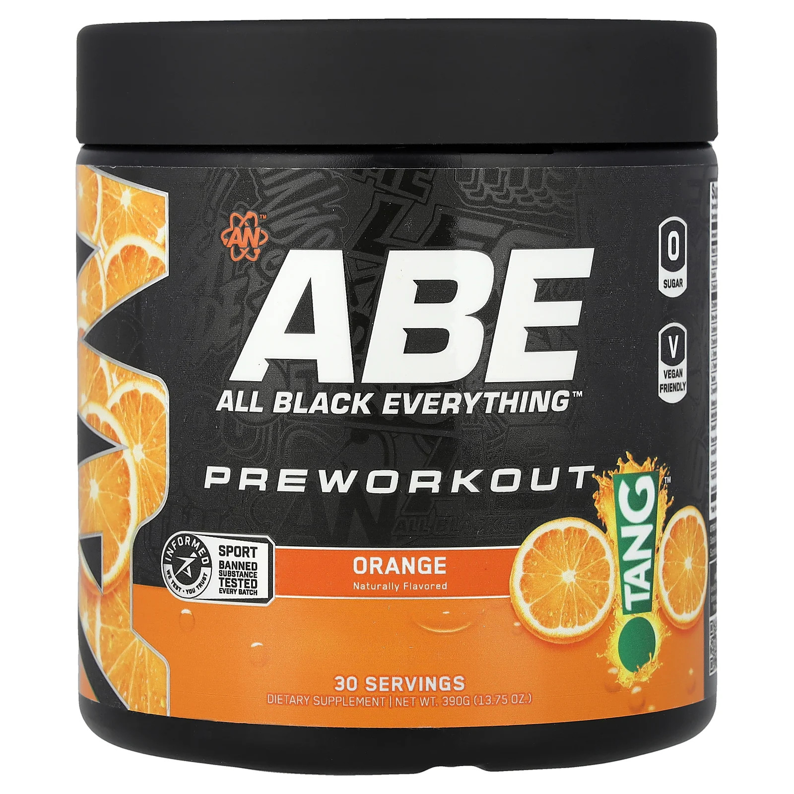 ABE Pre-Workout, Tang™, Orange, 13.75 oz (390 g)