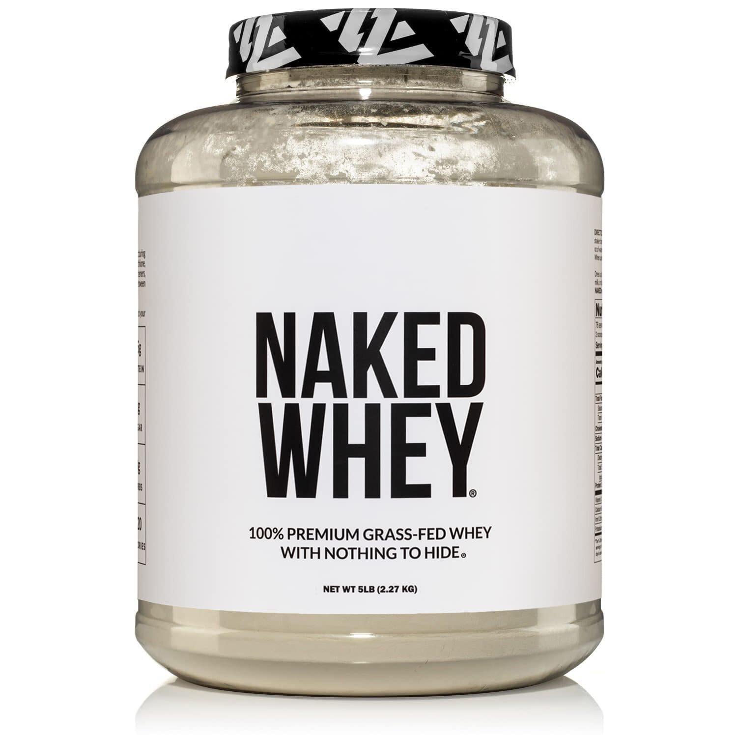 5LB 100% Grass Fed Unflavored Whey Protein Powder Only 1 Ingredient, Undenatured