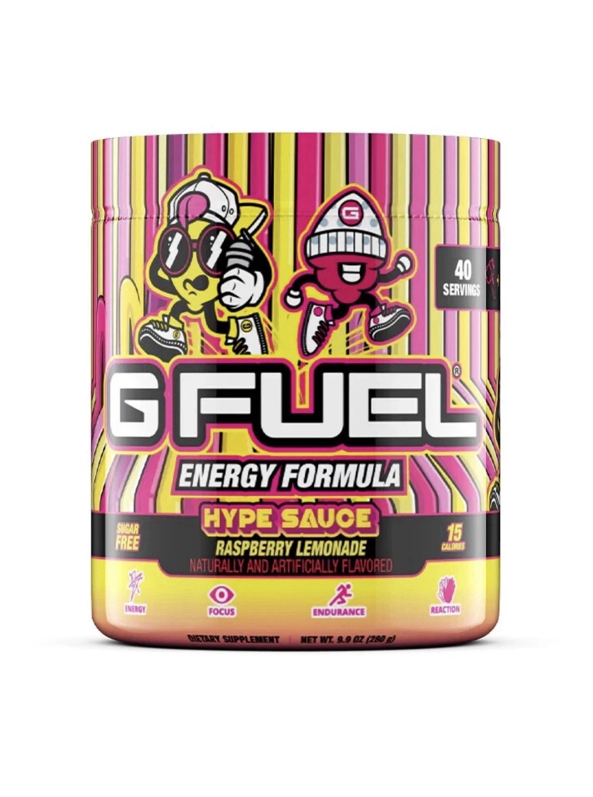 G Fuel Hypesauce Raspberry Lemonade GFuel 40 Servings Exp: 8/27