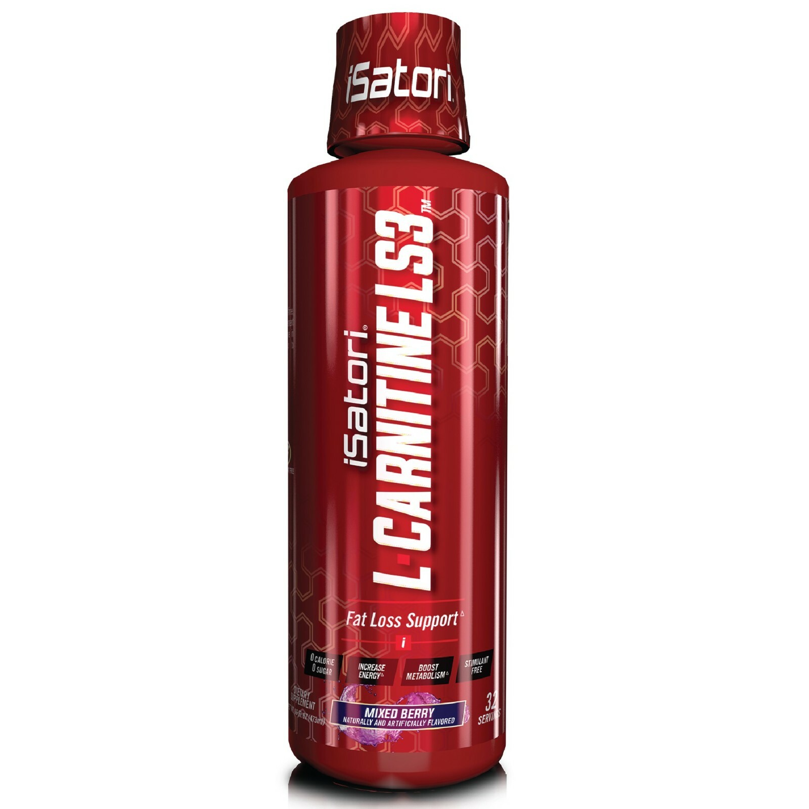 iSatori Women’s Fit & Tone Stack-Whey Van, Lipo-Drex, L-Carn (Berry) , CLA/Omega
