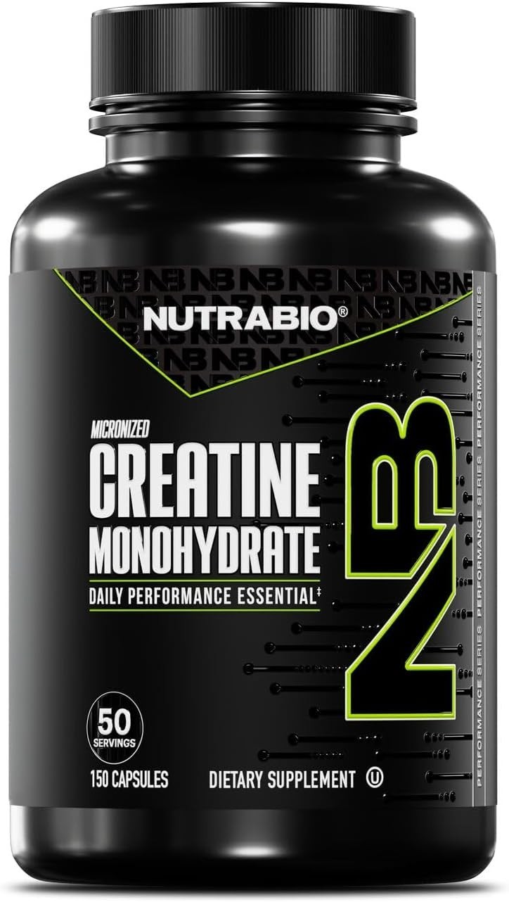 Easy-to-Swallow Micronized Creatine Capsules – Kosher, Gluten-Free, 150 Count
