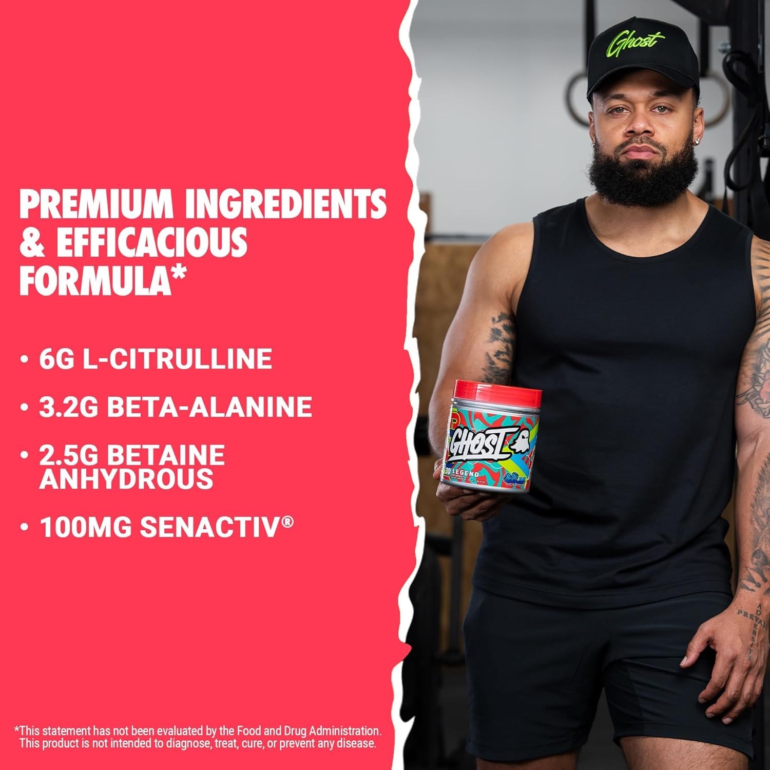 Legend Pre-Workout Powder, Blue Raspberry, 30 Servings | Pre-Workout with 300…