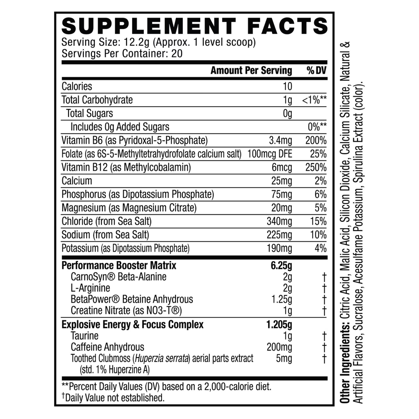 C4 Sport Pre Workout Powder Icy Blue Razz 20 Servings Energy Performance
