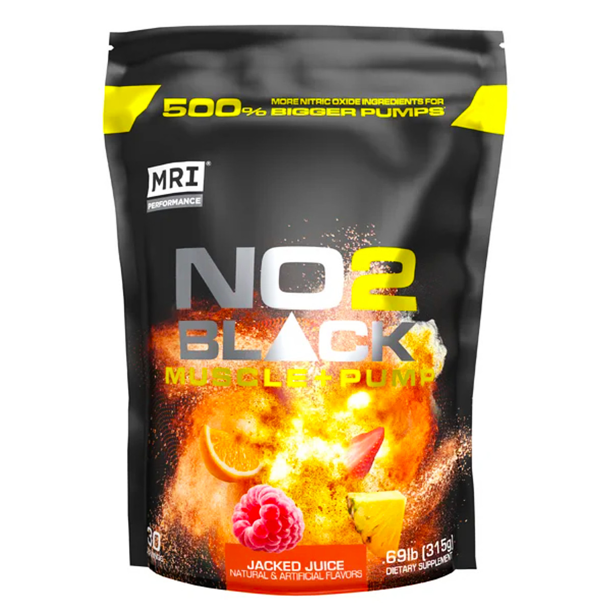 MRI® Performance NO2 Black® Muscle + Pump Nitric Oxide (30 servings) Jack Juice