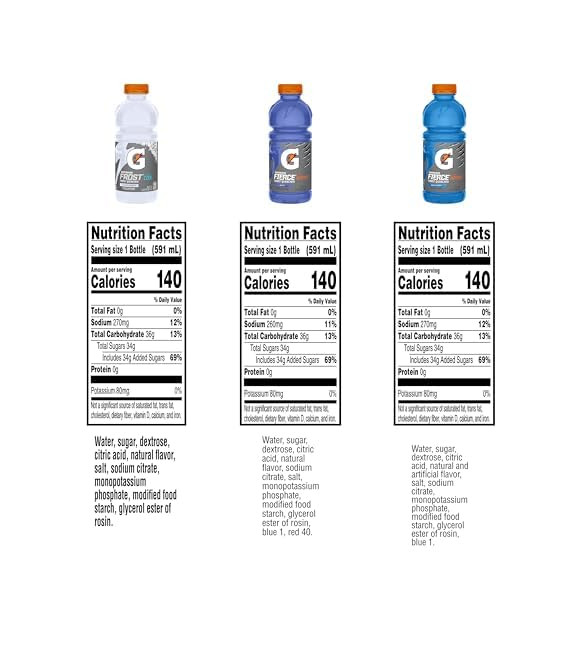 Gatorade Fierce Variety Pack, 20oz Bottles (12 Pack)
