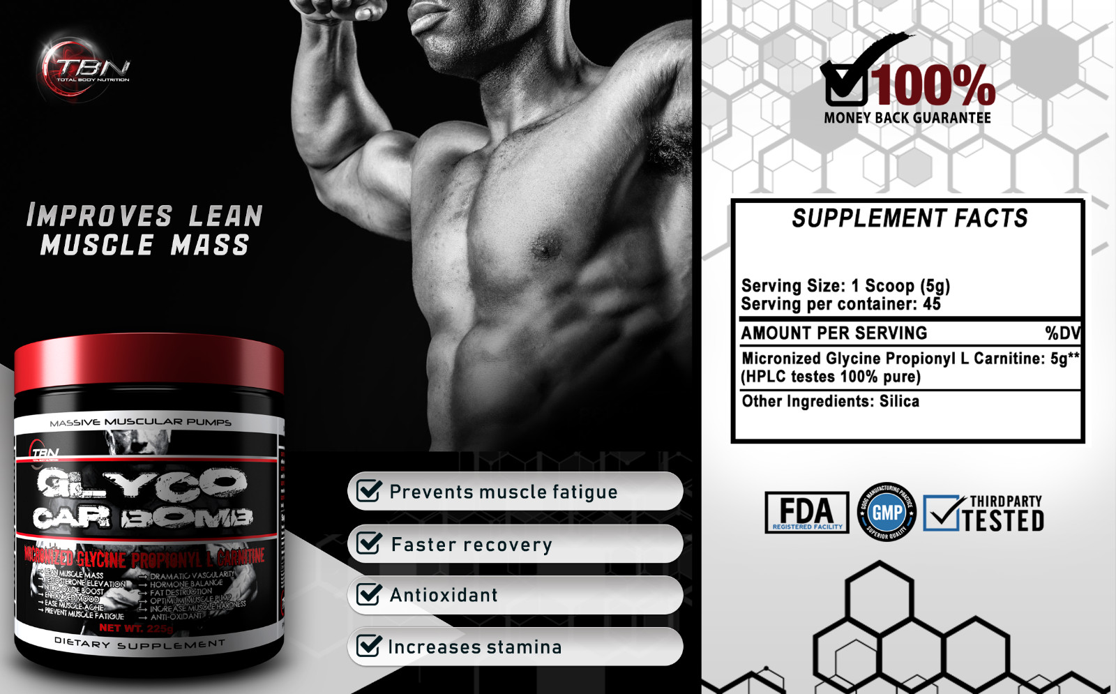 Glyco Car Bomb – Glycine Propionyl L Carnitine
