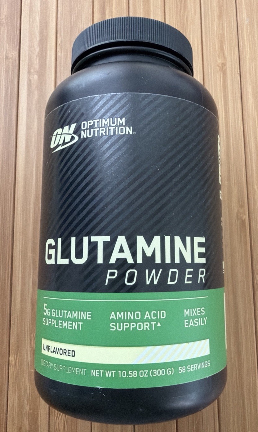 Optimum Nutrition ON Glutamine Powder Unflavored 10.58 oz (300 g) Exp 02/2028
