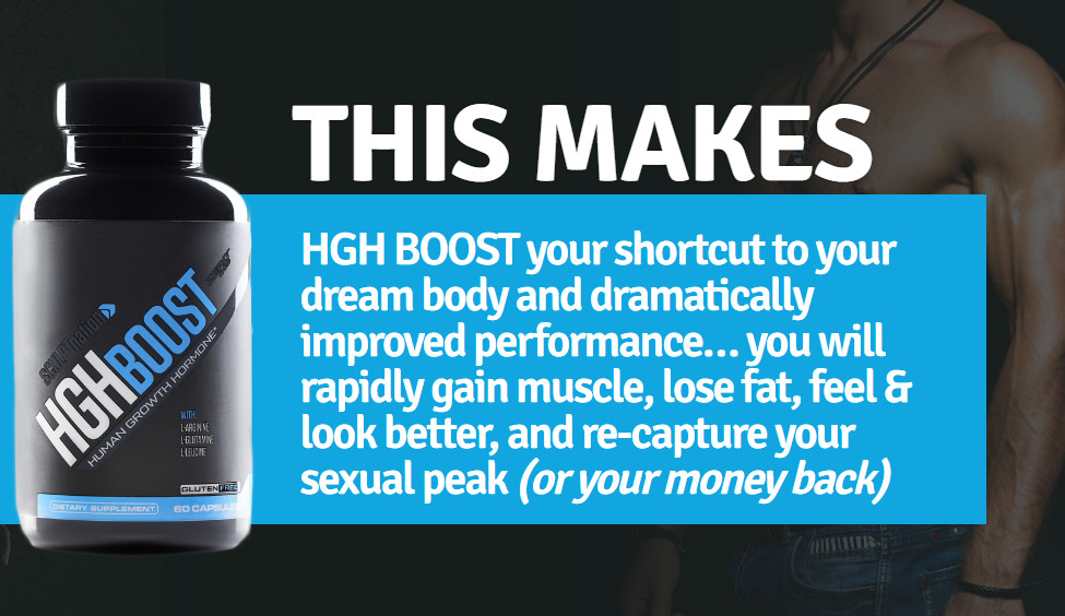 3 Pack Sculpnation HGH BOOST Human Growth Hormone Muscle build Lean Fat Burn Sex