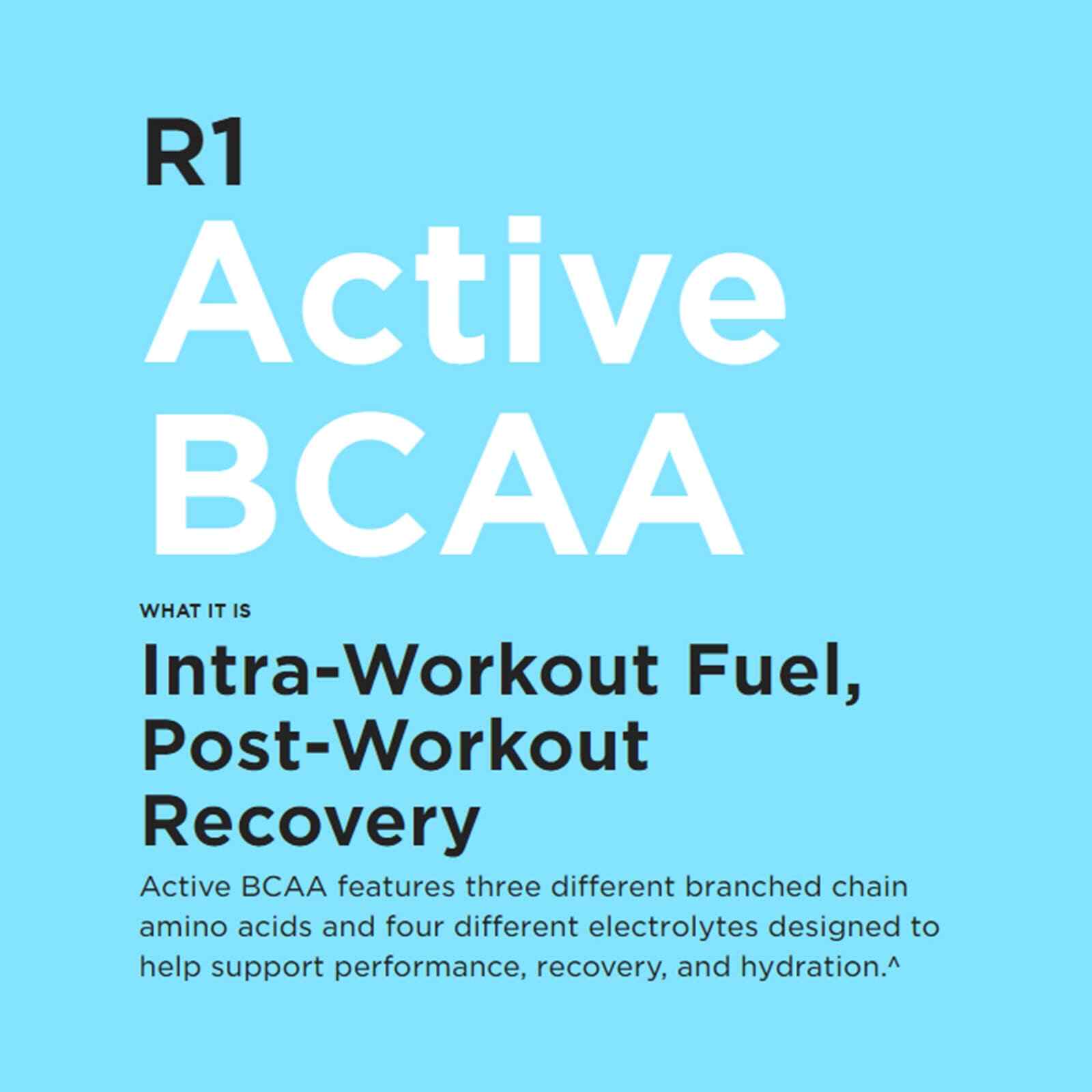 RULE 1 Train BCAAs 30 serv Blue Raspberry Stim Free Intra Workout 450g
