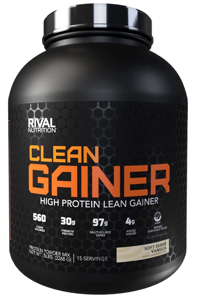 RIVAL NUTRITION Clean Gainer – Soft Serve Vanilla