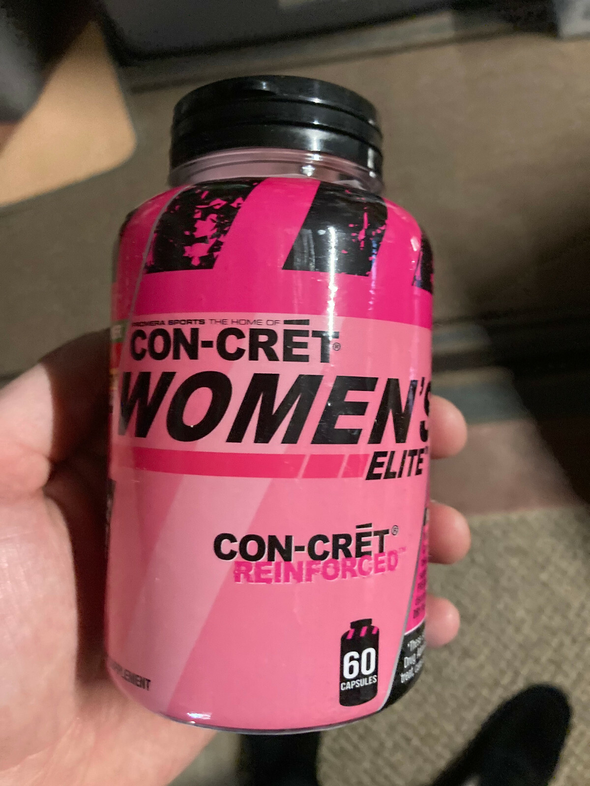 ProMera Health Women’s Elite Pre-Workout Con-Cret Reinforced Capsules, 60 Count