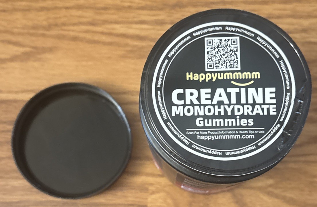 2x Happyummmm Creatine Monohydrate 210ct Gummies 5000MG Strawberry & Raspberry