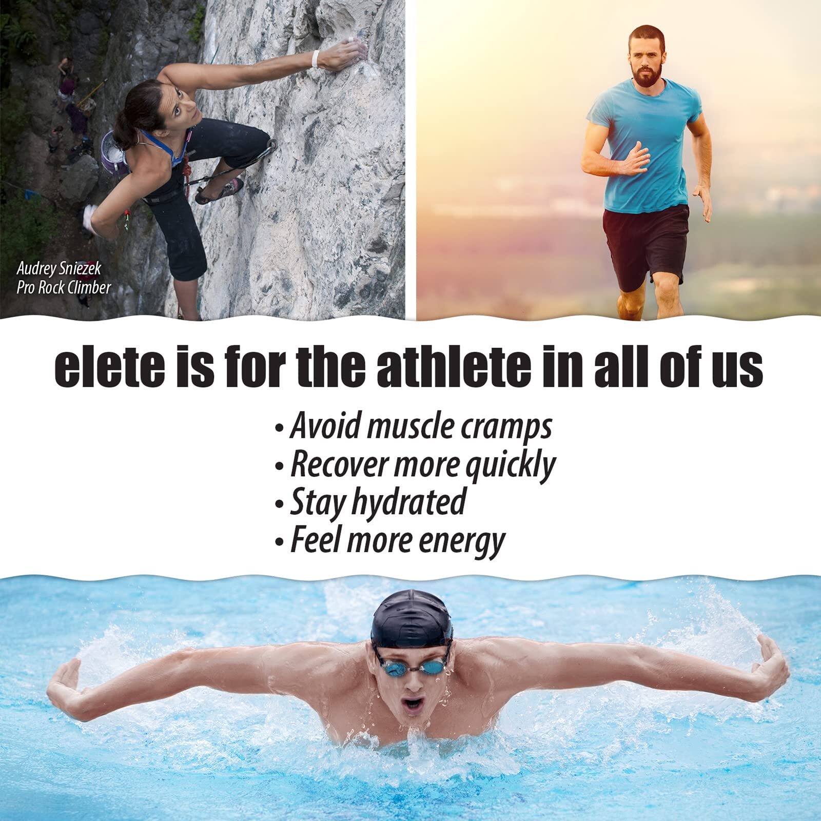 elete – Electrolyte Add-In – 1 Pocket Bottle – 4 Essential Electrolytes Conce…