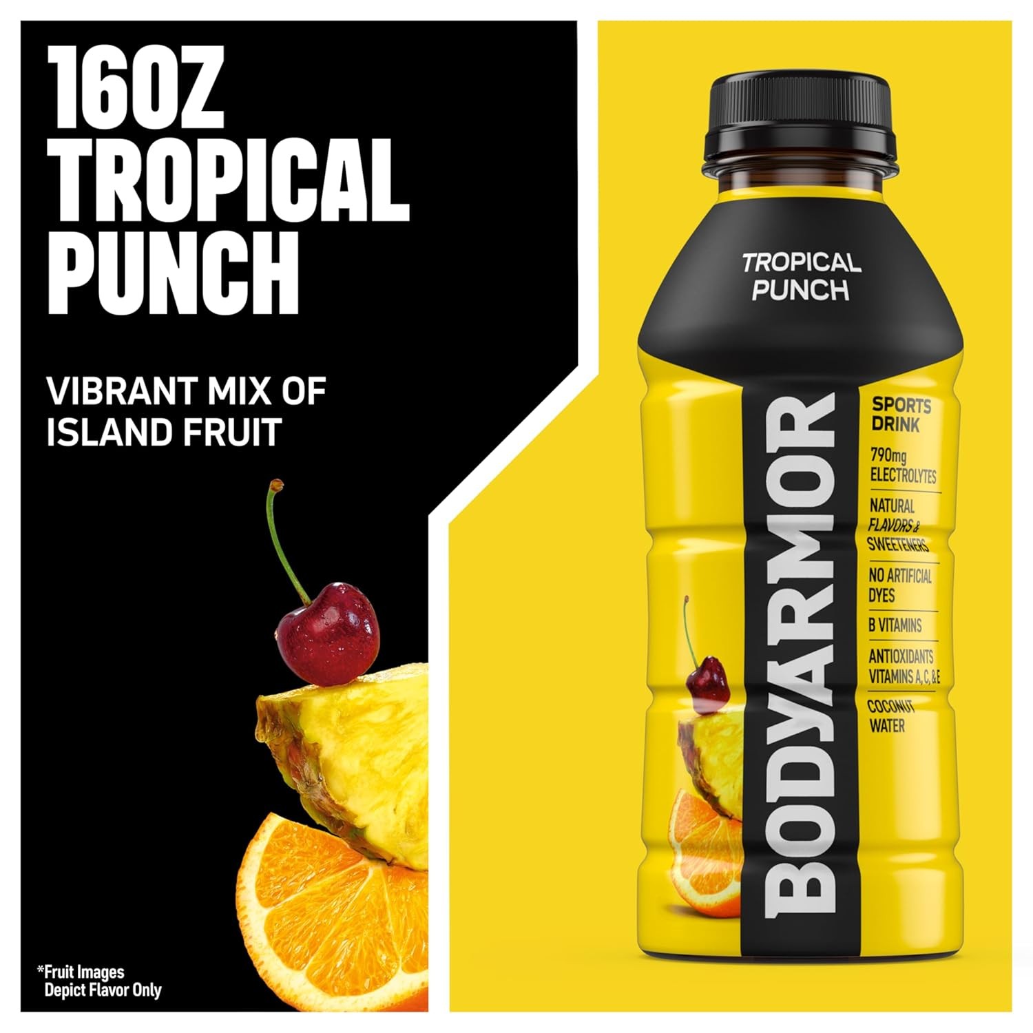 BODYARMOR Sports Drink 16 Ounce (Pack of 12), 16 12)