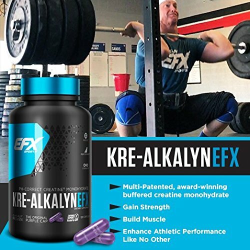 EFX Sports KRE ALKALYN – pH Correct Buffered Creatine Monohydrate Pills 260 Caps