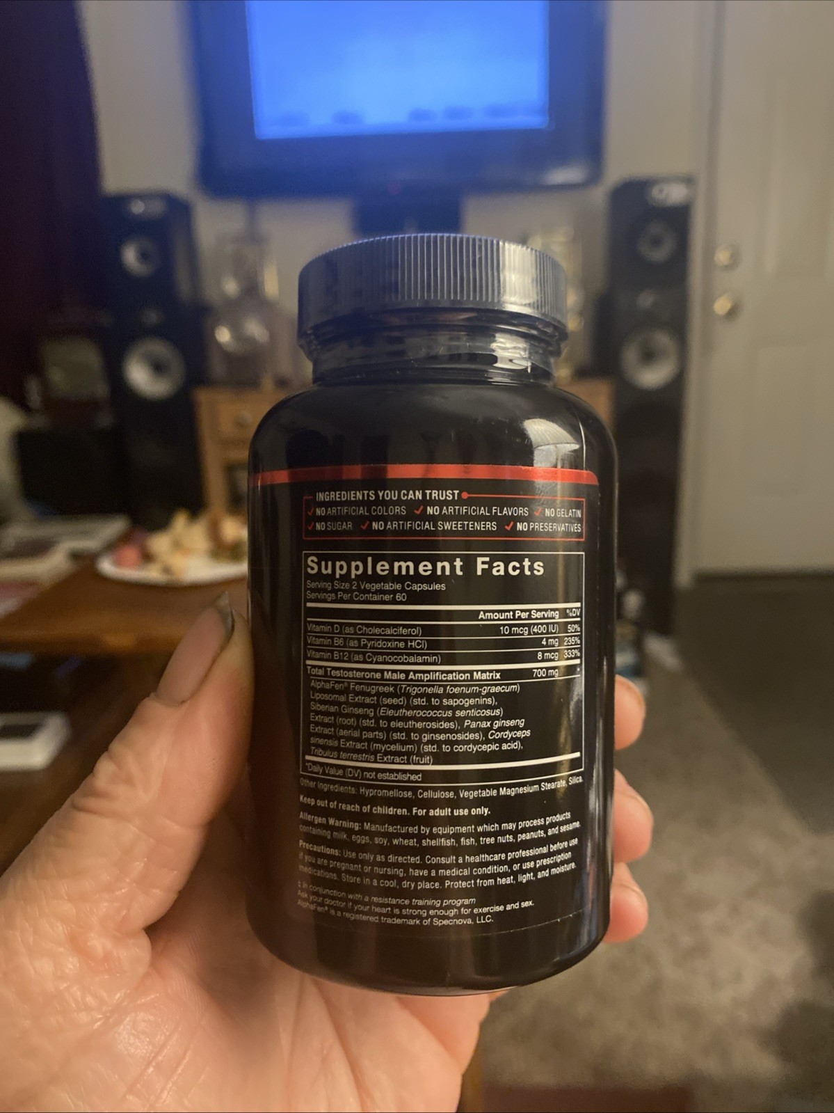 Force Factor Test X180 Legend ~ Test Booster Muscle Builder ~ 120 capsules NEW