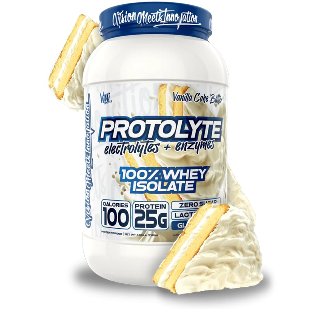 VMI Sports ProtoLyte Whey Isolate 1.6lb Vanilla Protein Powder Muscle Gain