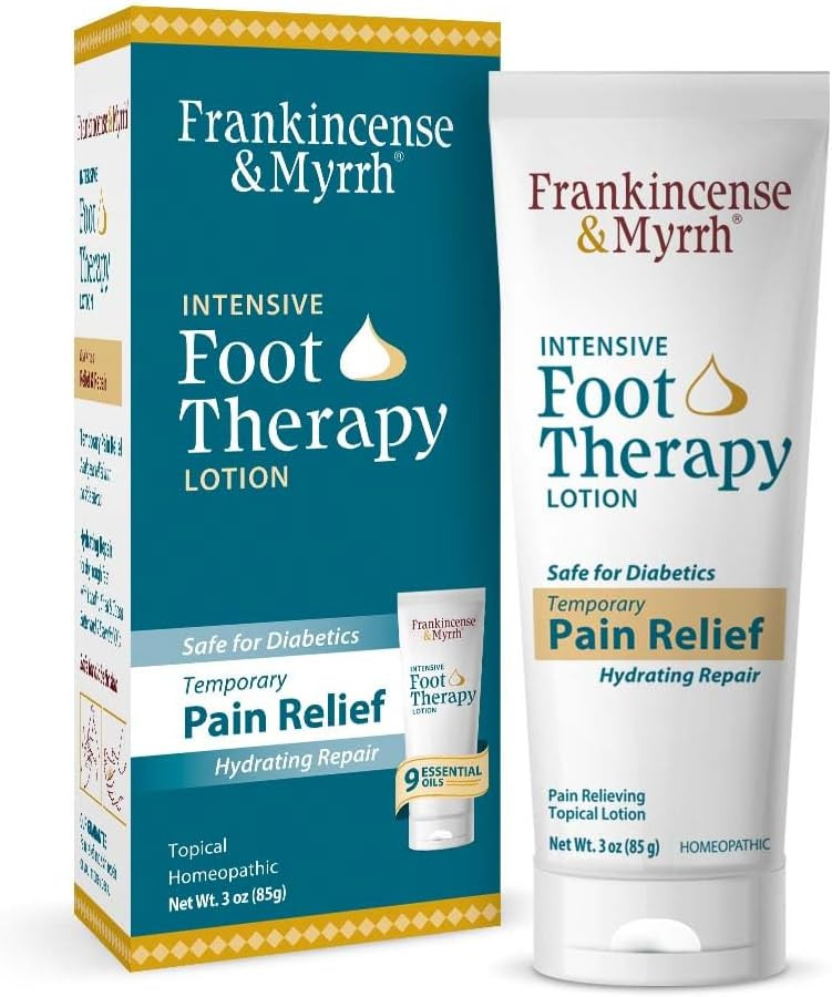 Frankincense & Myrrh Intensive Foot Therapy Lotion, Diabetic Relief, 3 oz | Dual