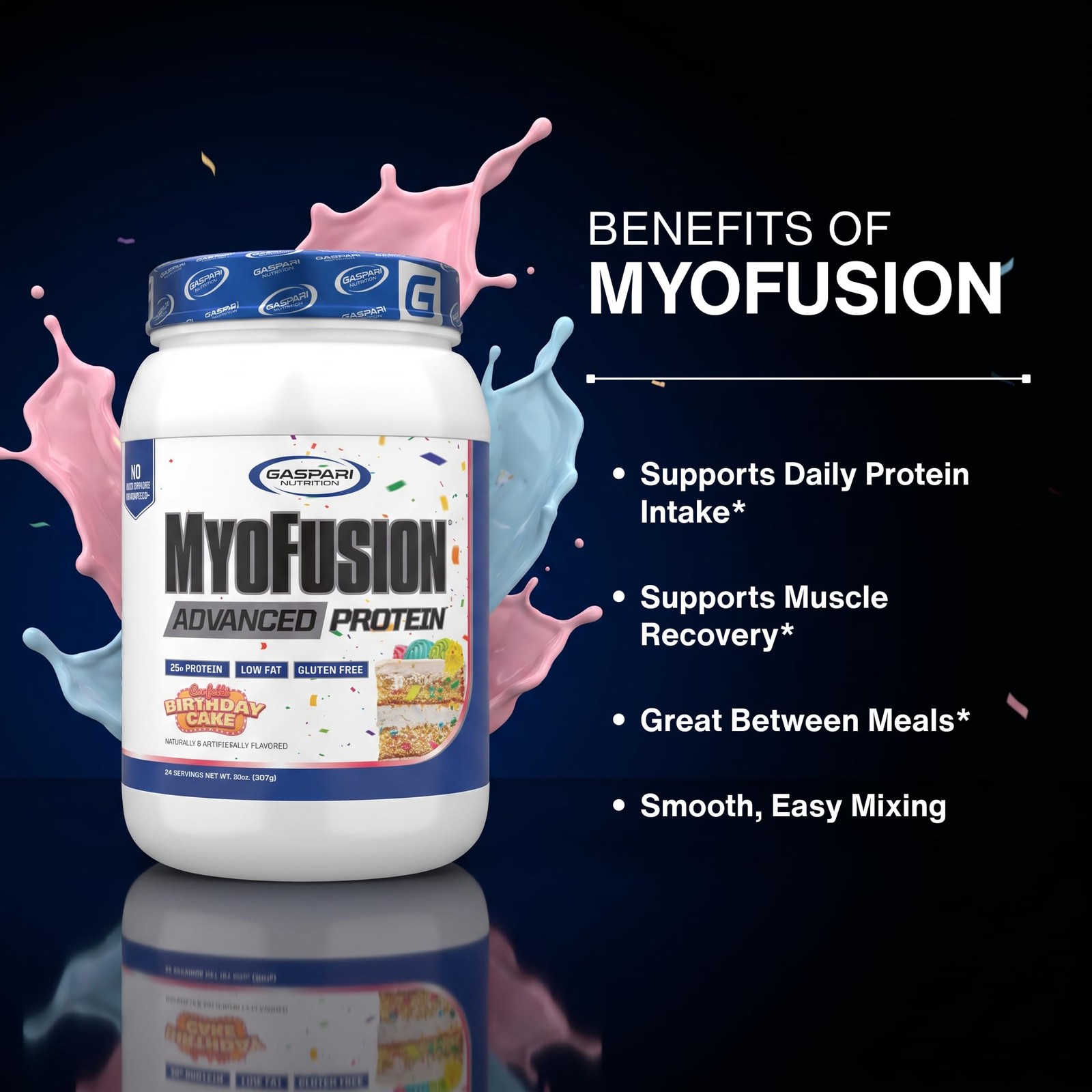 Gaspari Nutrition Myofusion Advanced Protein Protein Blend Whey Protein Casein
