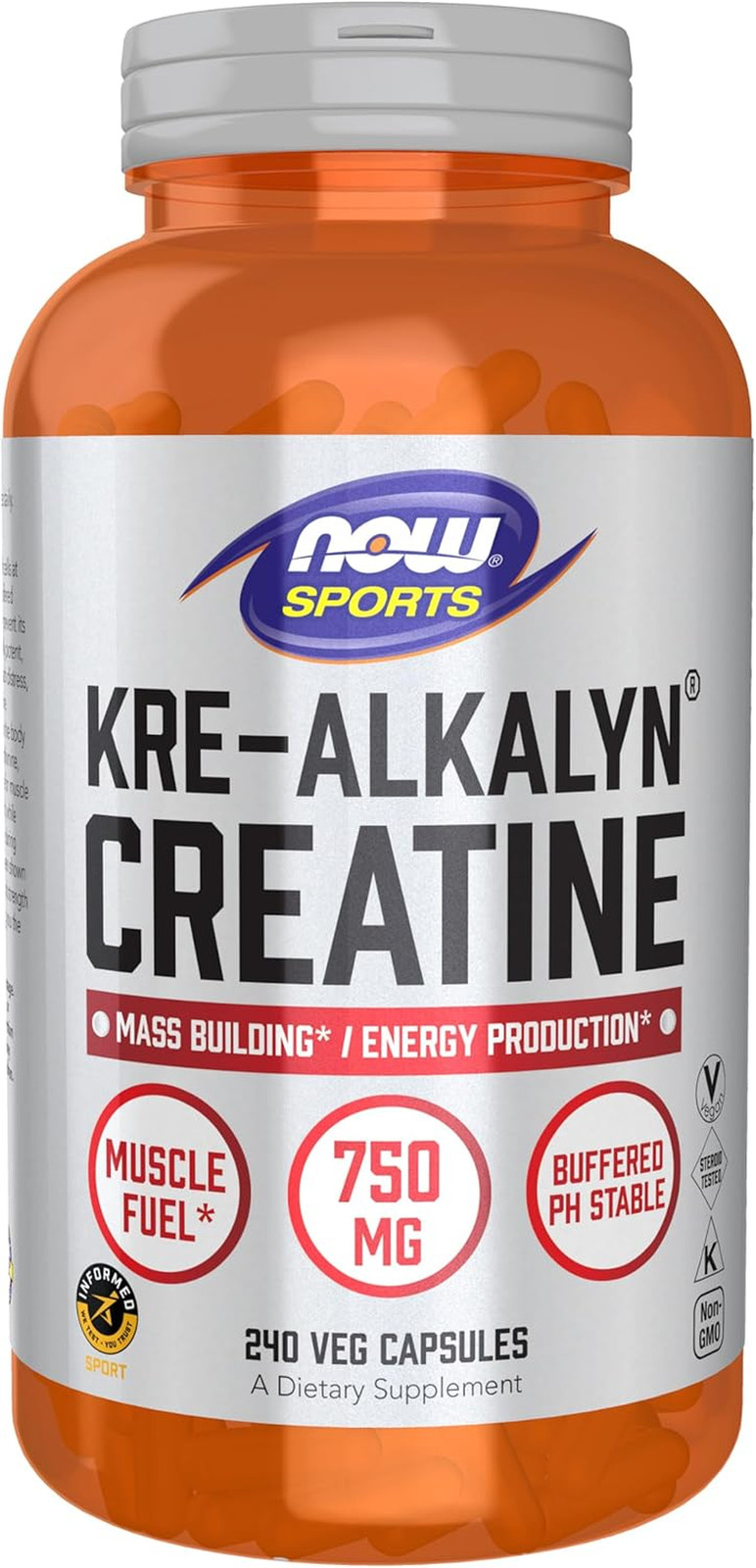 Sports Nutrition, Kre-Alkalyn Creatine 750 Mg, Mass Building*/Energy Producti…