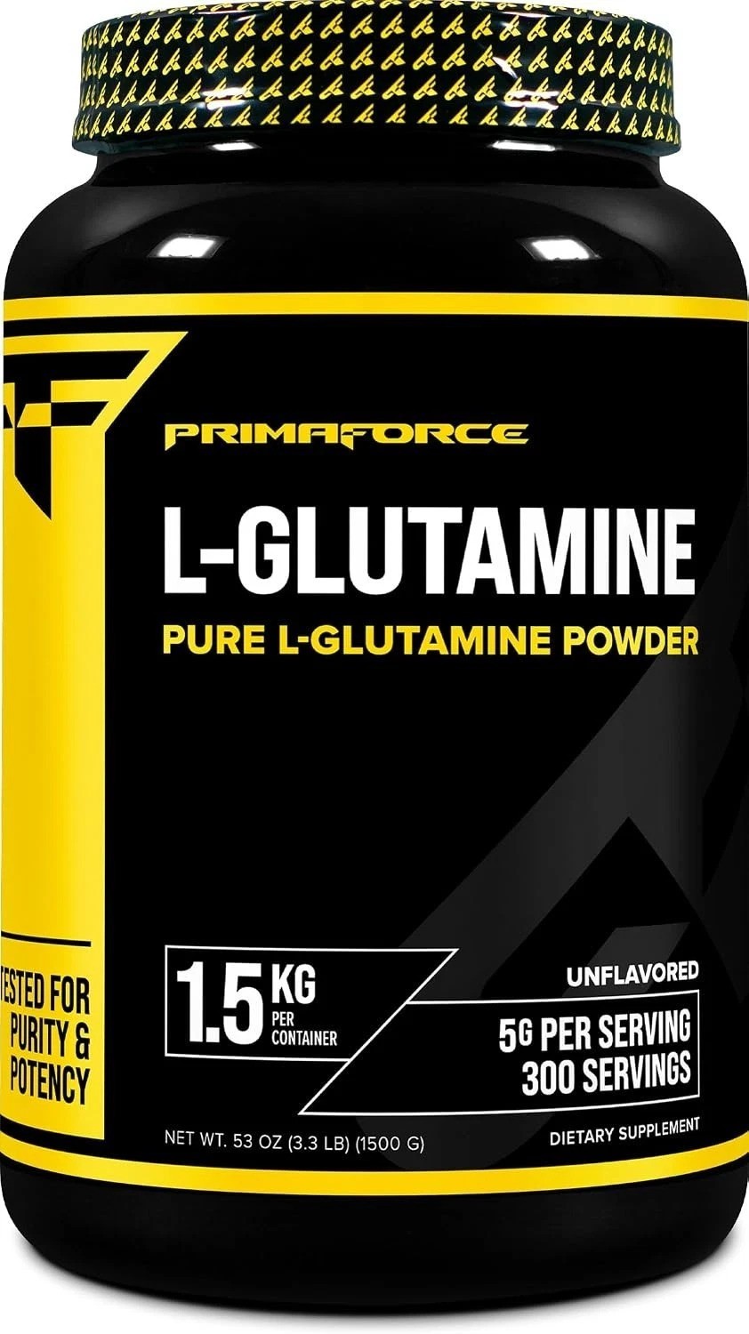 Unflavored L-Glutamine Powder 1.5KG 300 Servings NSF GMP Certified