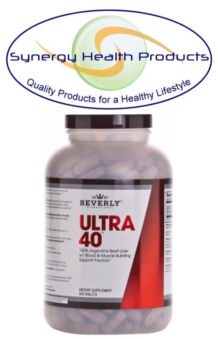 Beverly International ULTRA 40 BEEF LIVER 500 Tablets – Exp. 02/14/26