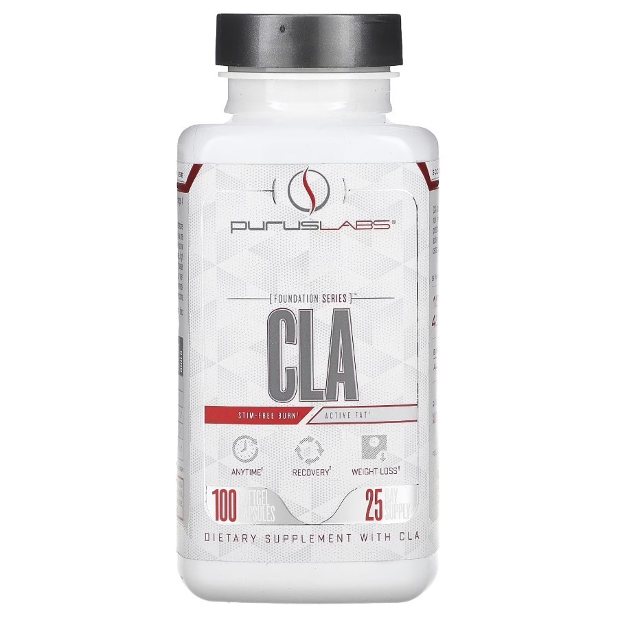 NATURAL FAT BURNER: Purus Labs CLA Stim-Free, Recovery – Weight Loss – 100ct